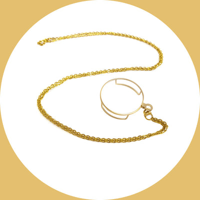 Monocle & Chain - Gold