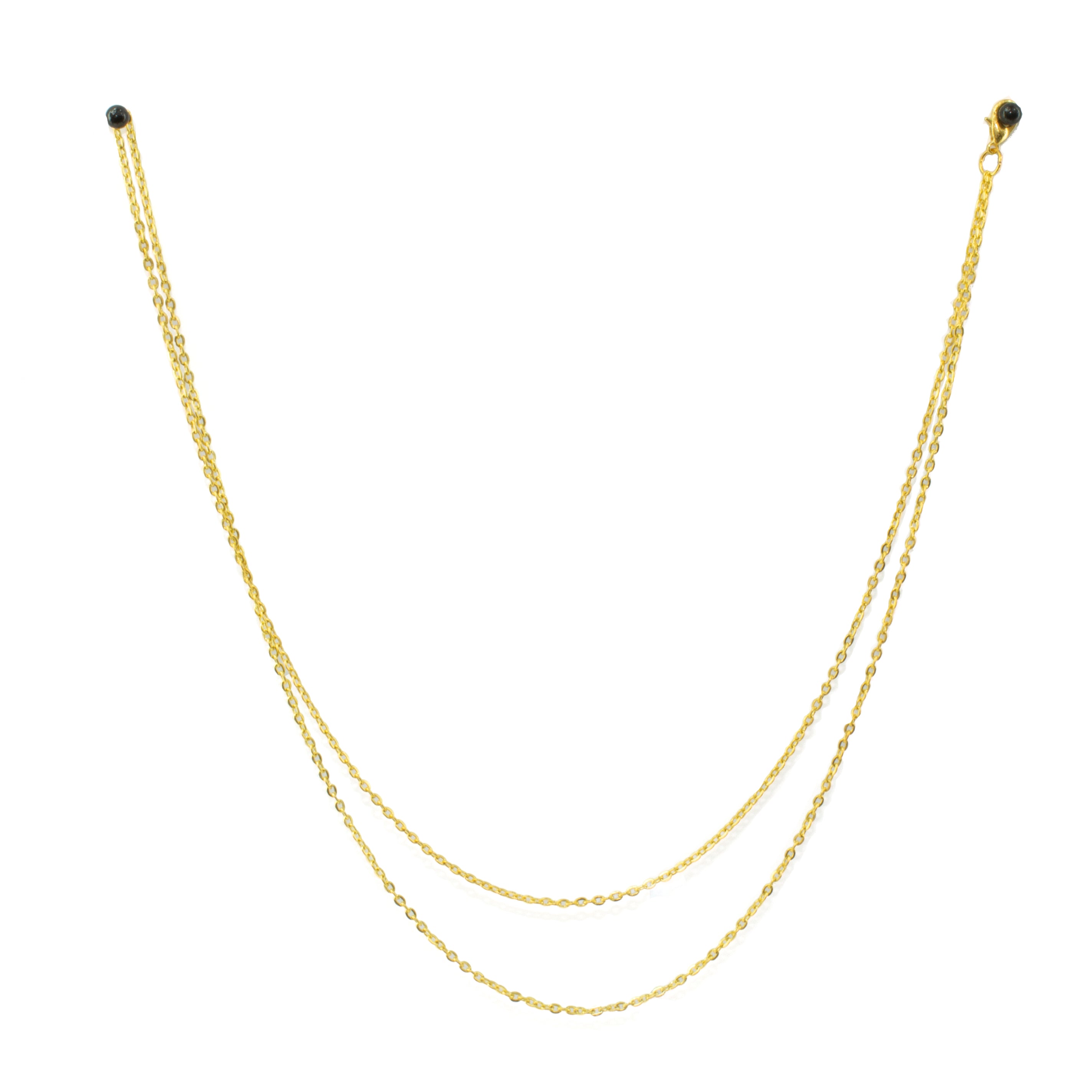 gold monocle chain by kate hunter