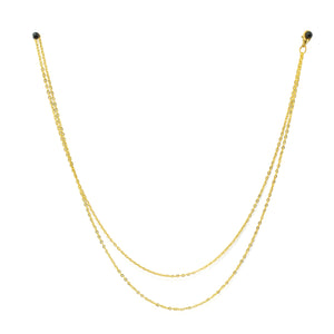 gold monocle chain by kate hunter