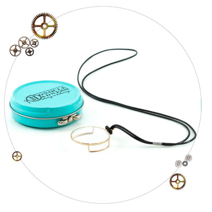 Monocle - Large 40mm - Gold- Custom Lens